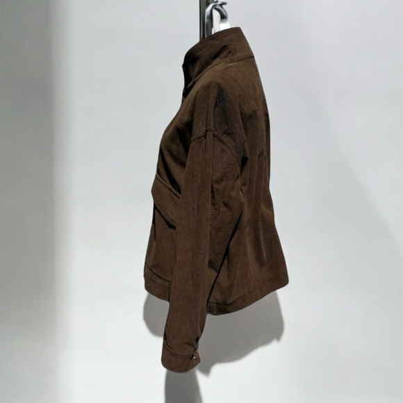 🌻Avec Les Filles Brown Corduroy Jacket Size Large - Picture 8 of 12